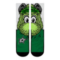 Dallas Stars - Split Face Mascot Crew Socks
