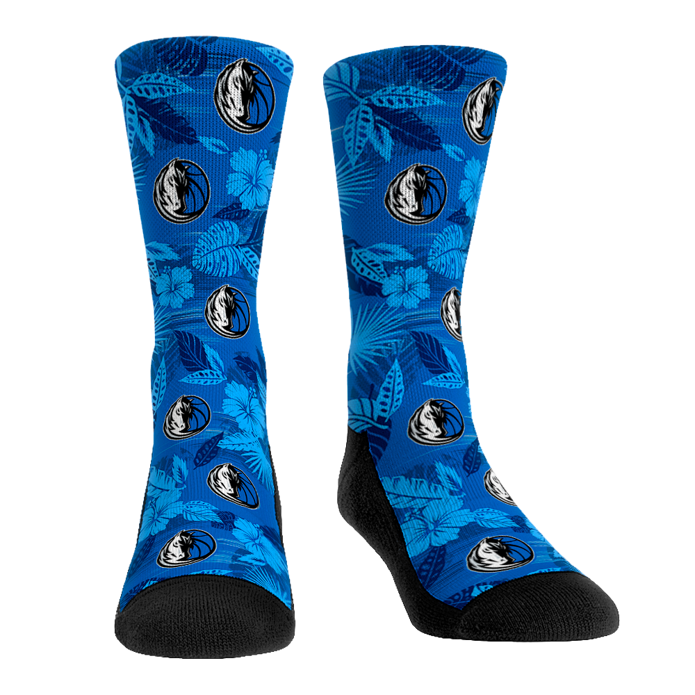 Dallas Mavericks - Floral Crew Socks