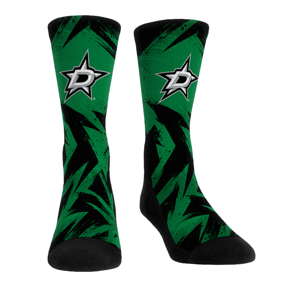 Dallas Stars - Game Paint Crew Socks