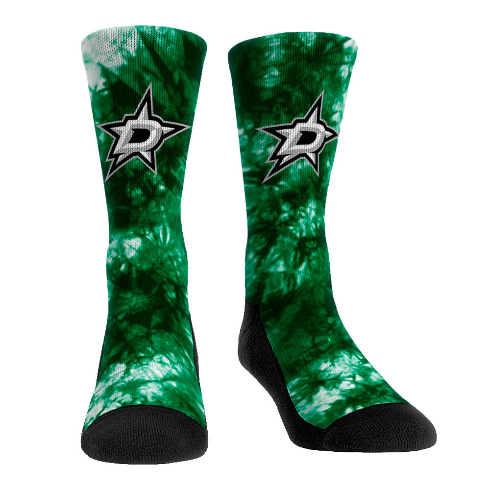 Dallas Stars - Team Tie Dye Crew Socks