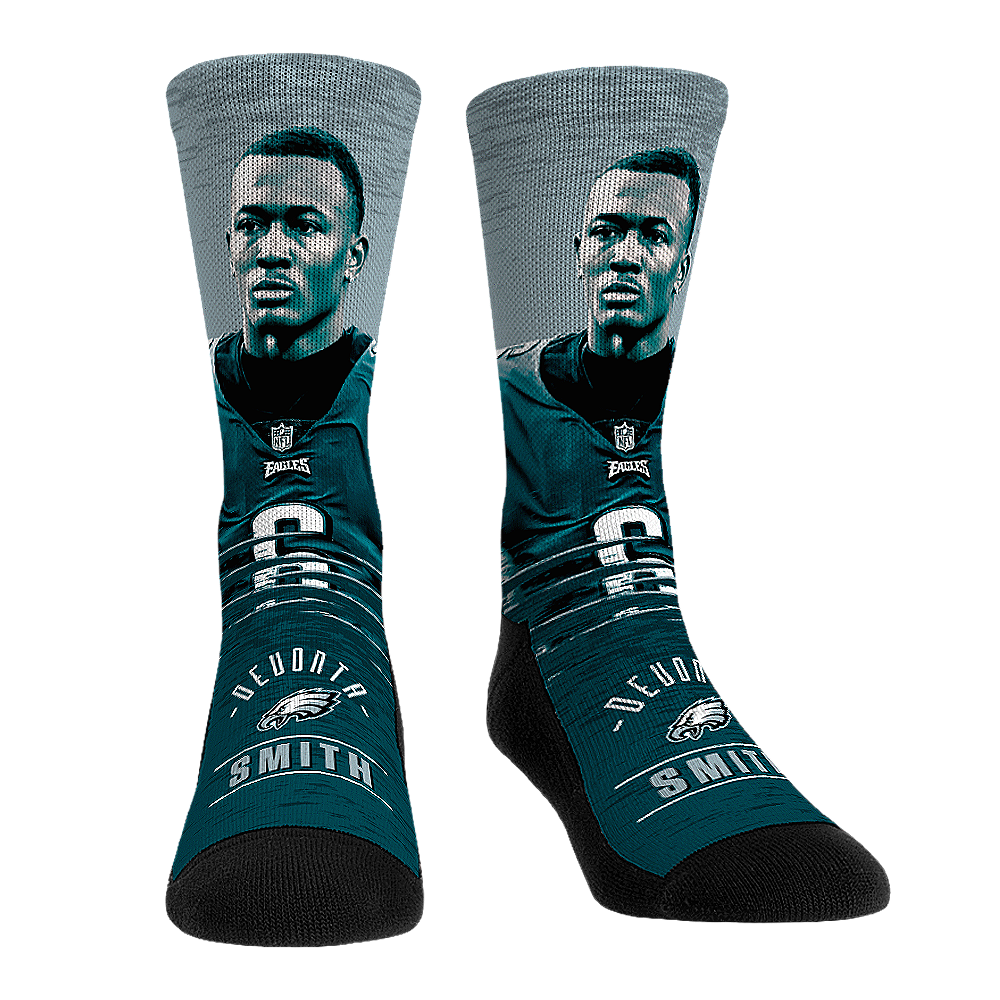 DeVonta Smith - Philadelphia Eagles - Jumbotron Crew Socks