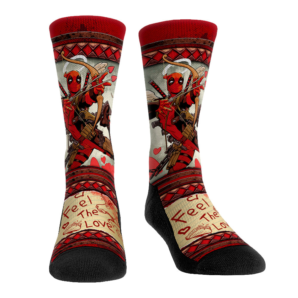 Deadpool - Feel The Love Crew Socks