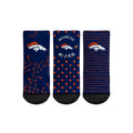 Denver Broncos - Number 1 Fan 3-Pack (Toddler) Socks
