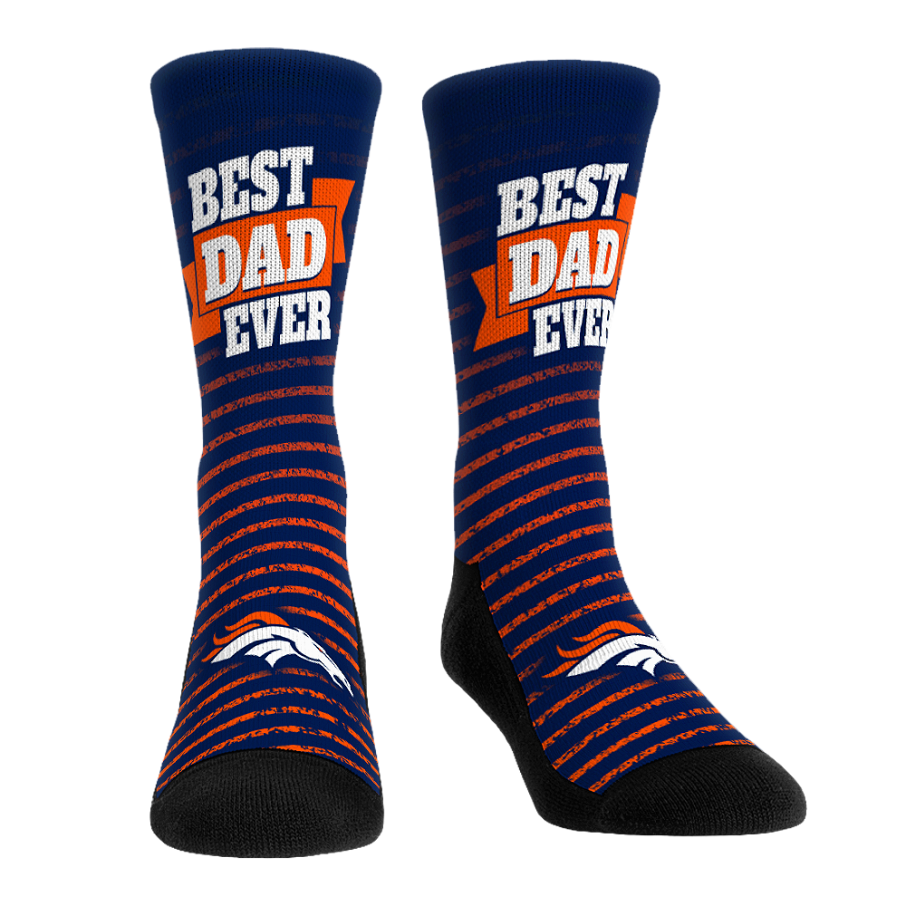 Denver Broncos - Best Dad Ever Crew Socks