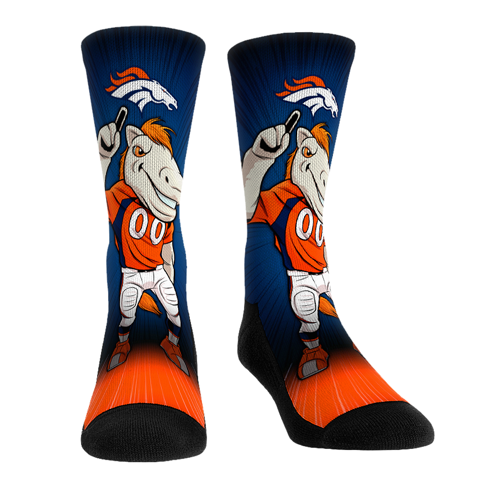 Denver Broncos - Mascot Pump Up! Crew Socks