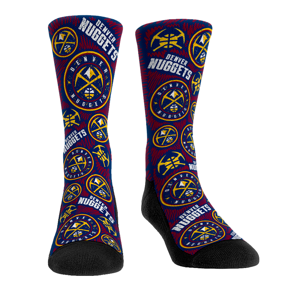 Denver Nuggets - Logo Sketch Crew Socks