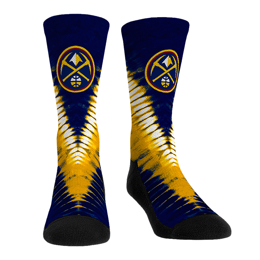 Denver Nuggets - V Shape Tie Dye Crew Socks