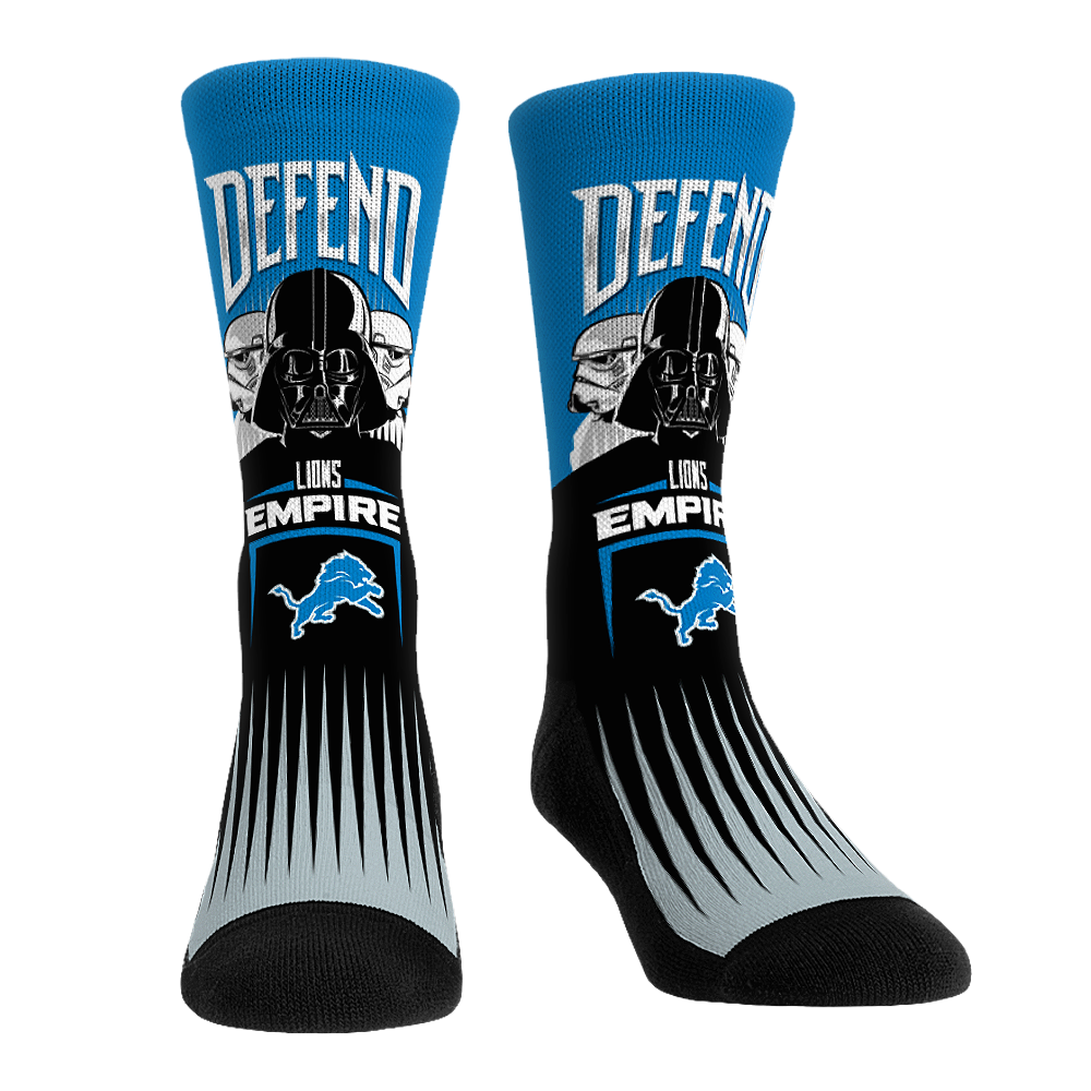 Detroit Lions - Star Wars - Defend the Empire Crew Socks