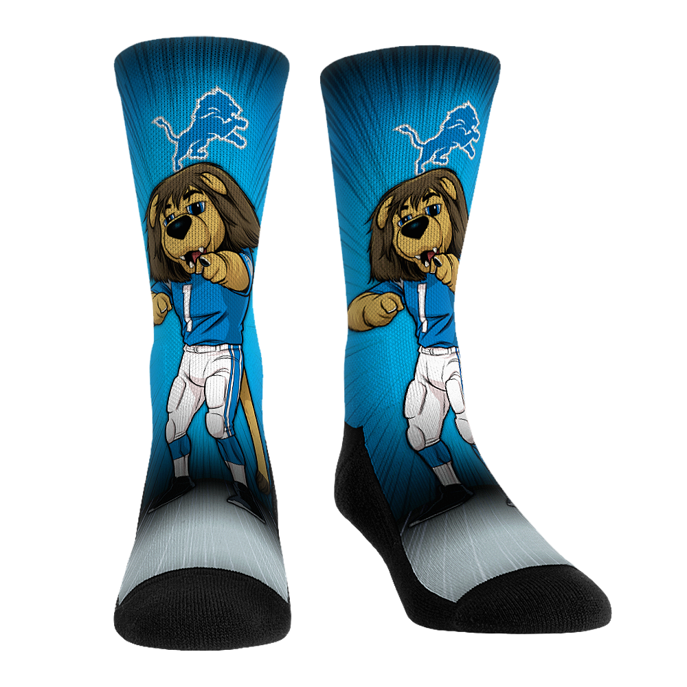 Detroit Lions - Mascot Pump Up! Crew Socks