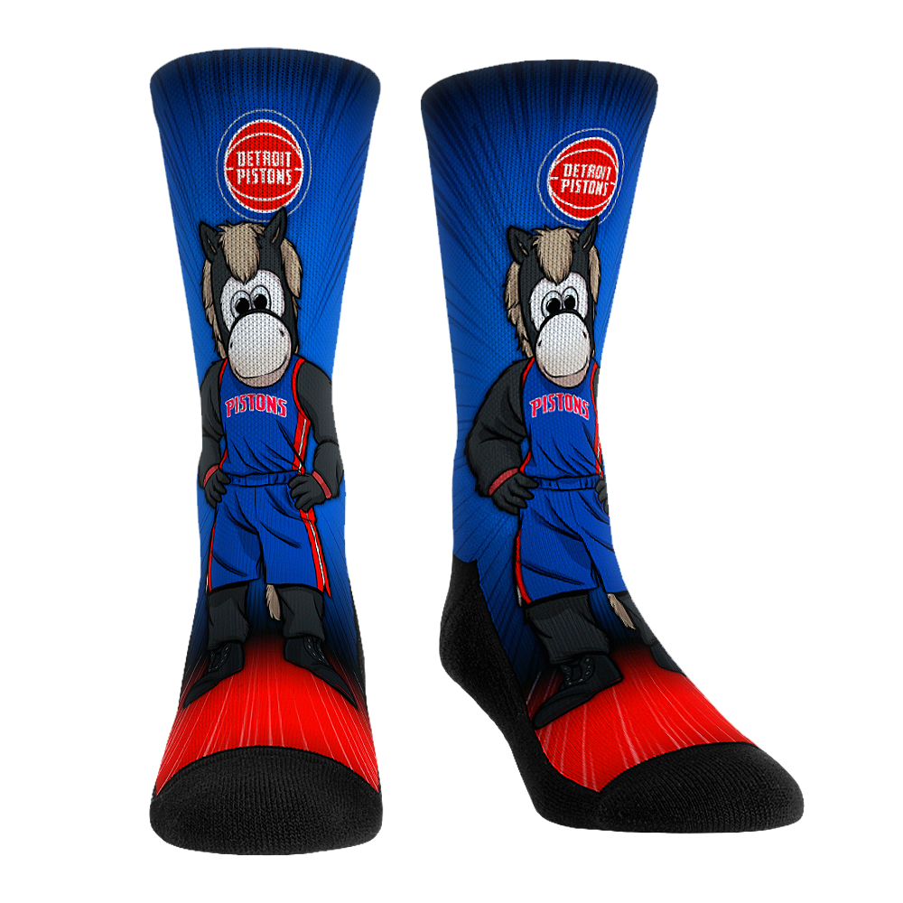 Detroit Pistons - Mascot Pump Up! Crew Socks