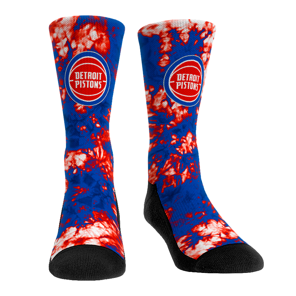 Detroit Pistons - Team Tie Dye Crew Socks