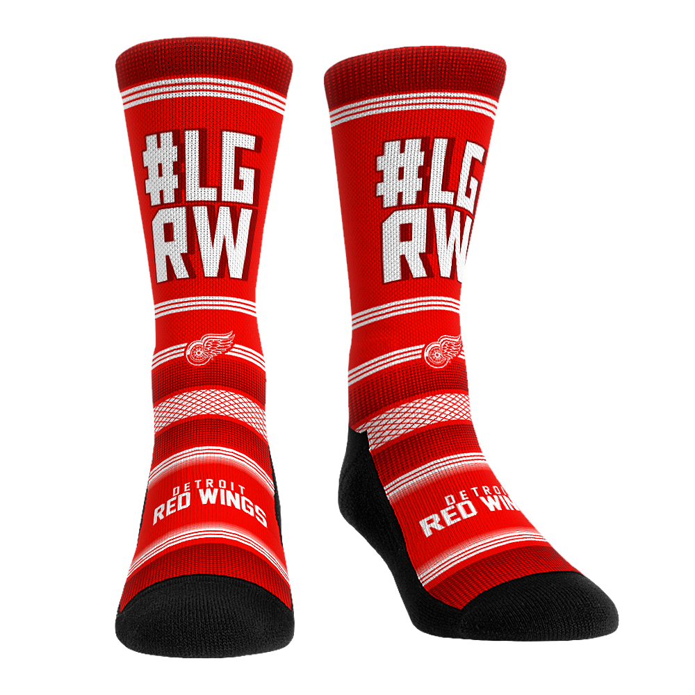 Detroit Red Wings - Slogan Crew Socks