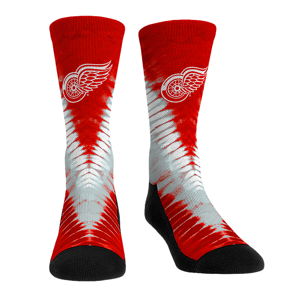Detroit Red Wings - V Shape Tie Dye Crew Socks