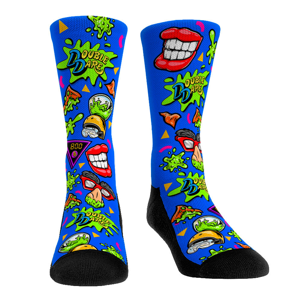 Double Dare - All-Over Icons Crew Socks