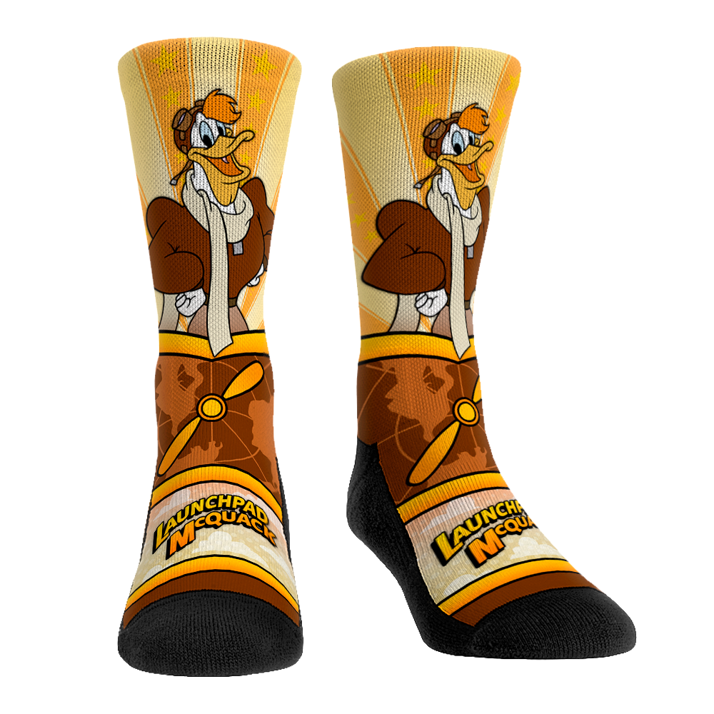 DuckTales - Launchpad McQuack - Showtime Crew Socks