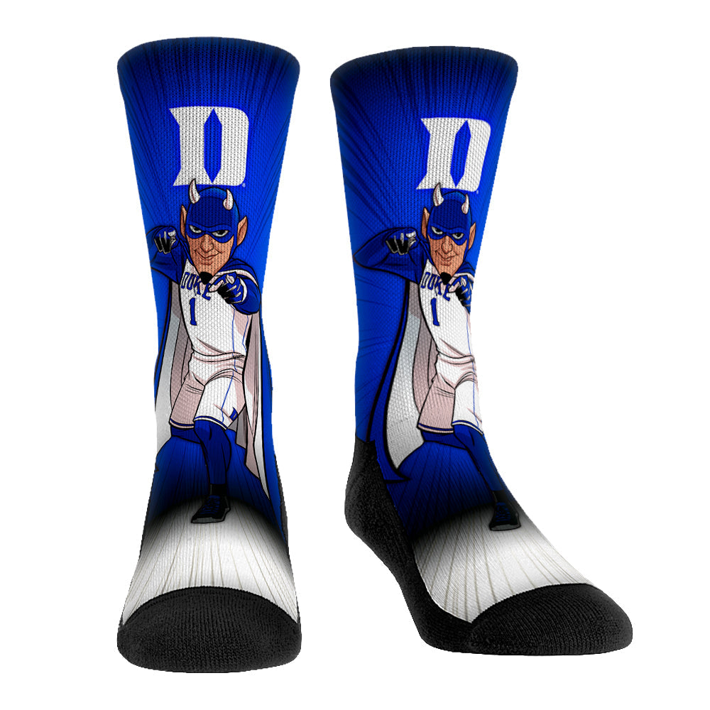 Duke Blue Devils - Mascot Pump Up! Crew Socks