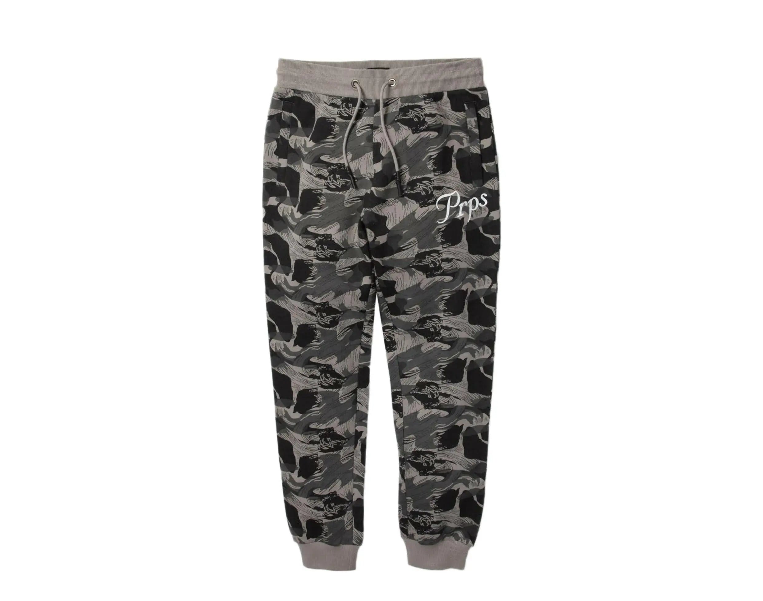PRPS Gibson Camo Logo Men Joggers Black/Grey