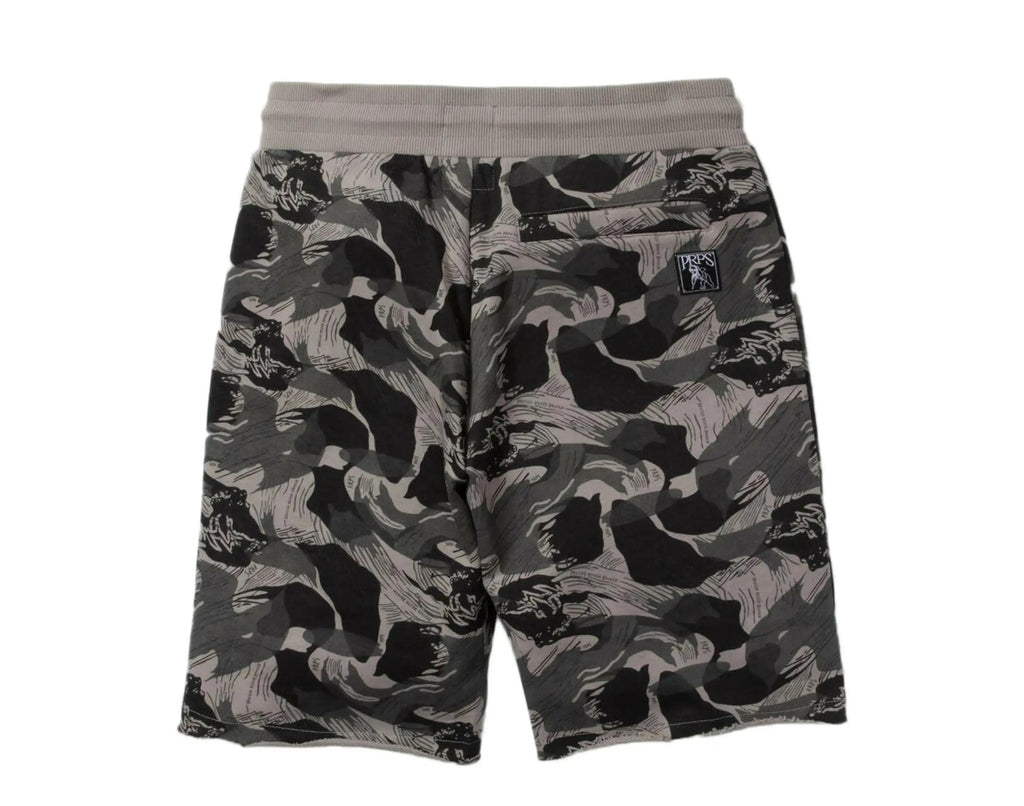 Prps Molena Camo Logo Men Shorts Black/Grey
