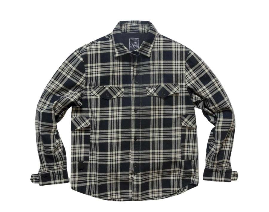 Prps Terrestrial Flannel Plaid Men Button Down Shirt Multi