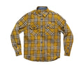 Prps Biner Plaid Men Button Down Shirt Khaki