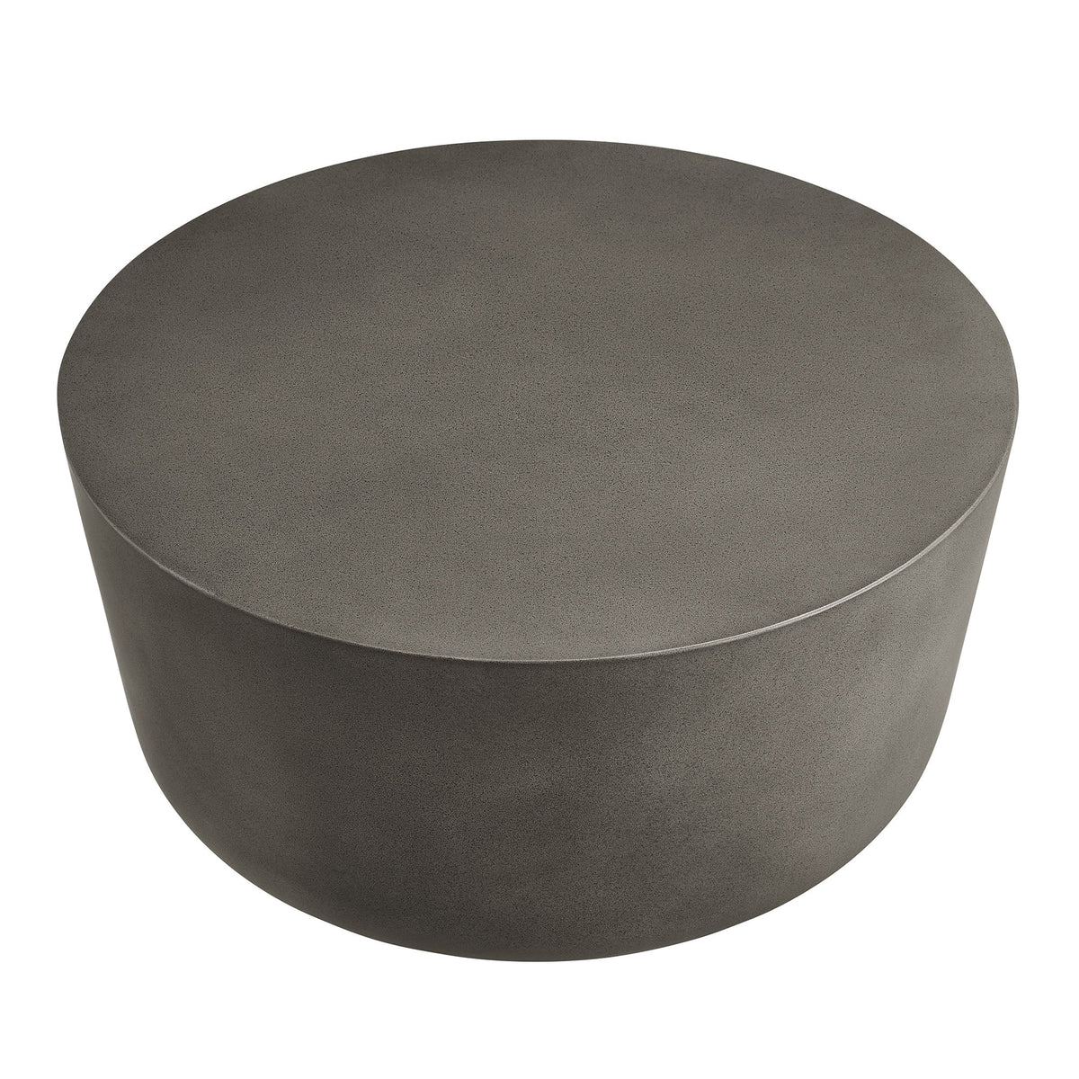 WONDERWALL 'Une Collection' Brion Round Indoor-Outdoor Concrete Coffee Table by Modway