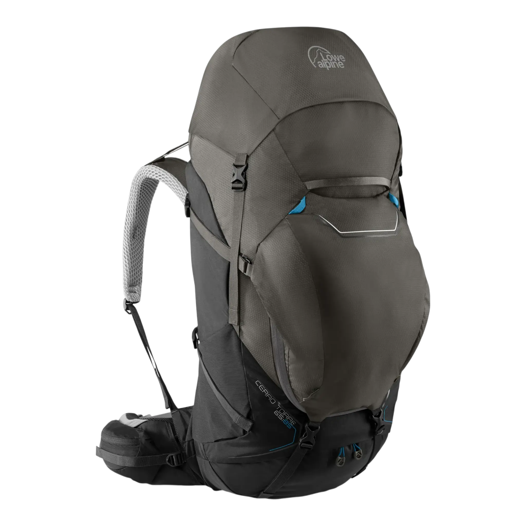Lowe Alpine Cerro Torre 65:85 Trekking Pack Unisex Backpack Black/Grey