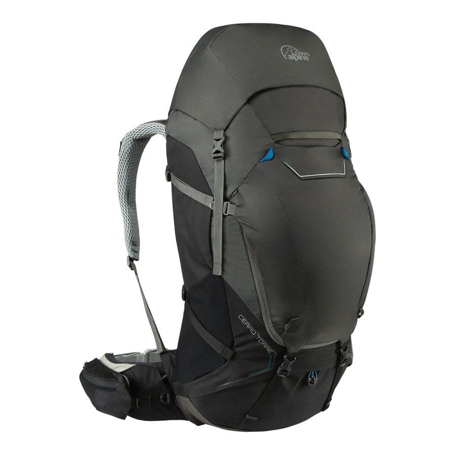 Lowe Alpine Cerro Torre 100:120 Trekking Pack Unisex Backpack Black/Grey