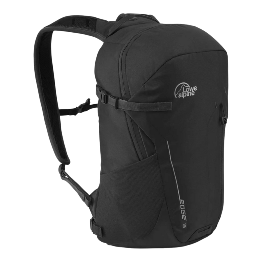 Lowe Alpine Edge 18 Daypack Unisex Backpack Black