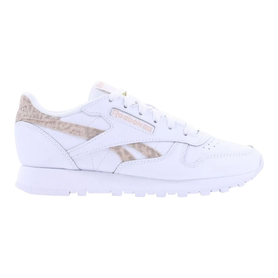 Reebok Classic Leather Women’s Shoes – White/Pink