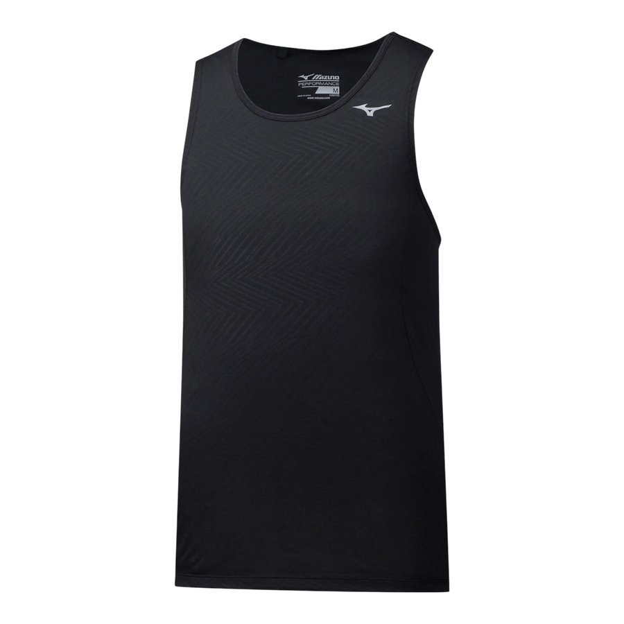 Mizuno Alpha Vent Men’s Singlet – Black