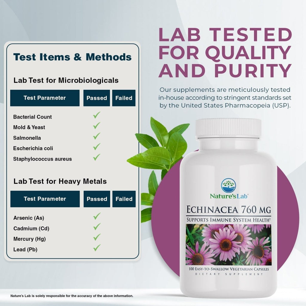 Echinacea 760 mg - 100 Capsules