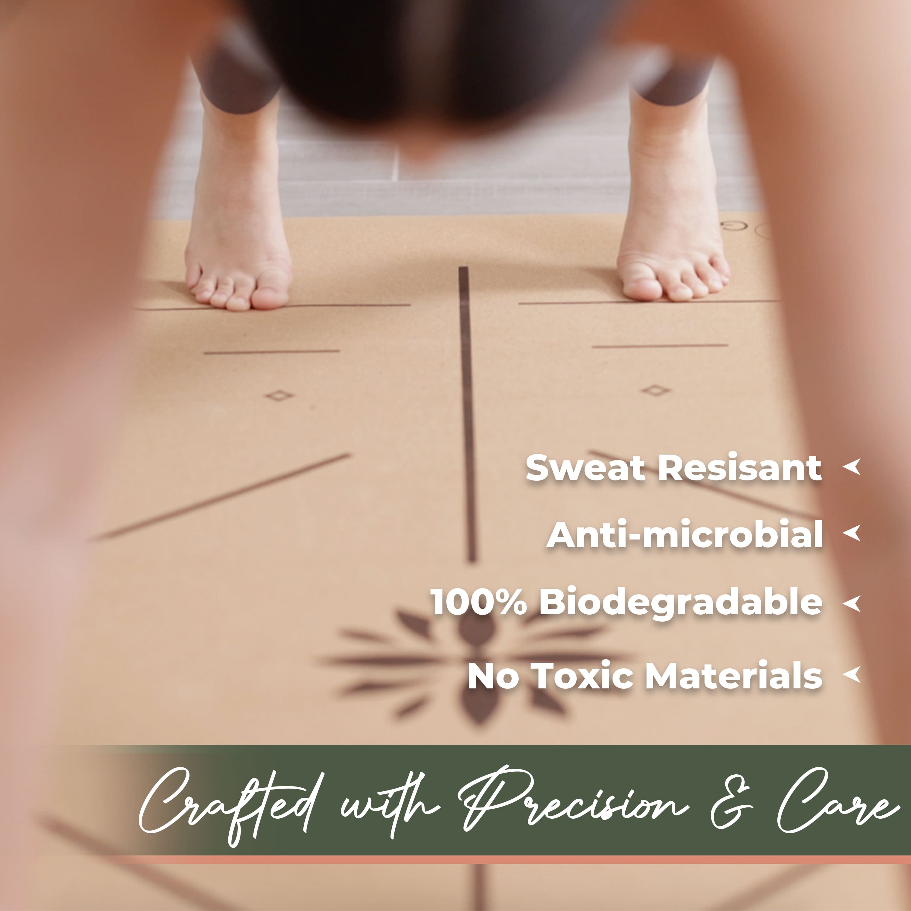 Eco - Friendly Cork Yoga Mat