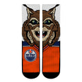 Edmonton Oilers - Split Face Mascot Crew Socks