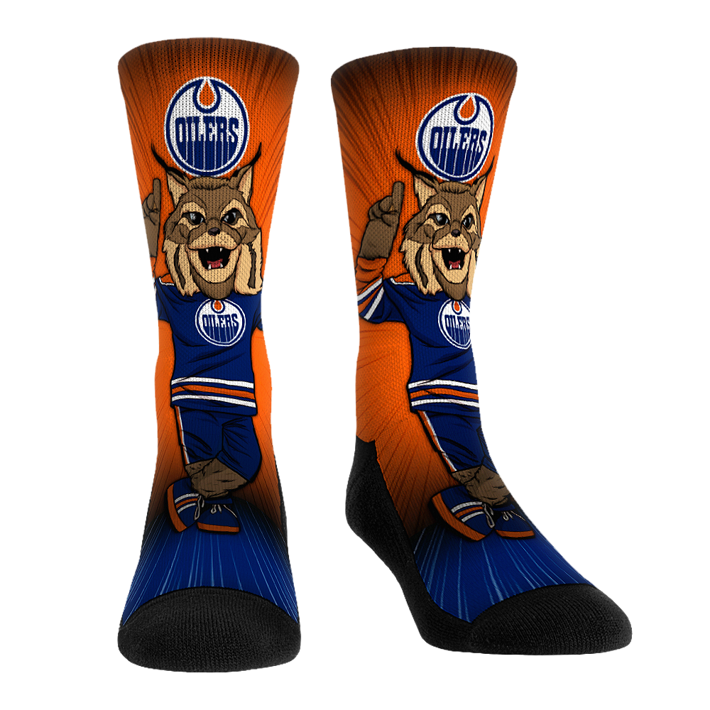 Edmonton Oilers - Mascot Pump Up! Crew Socks