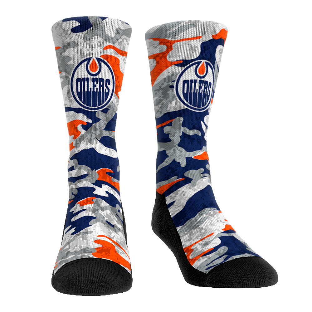 Edmonton Oilers - What the Camo Crew Socks