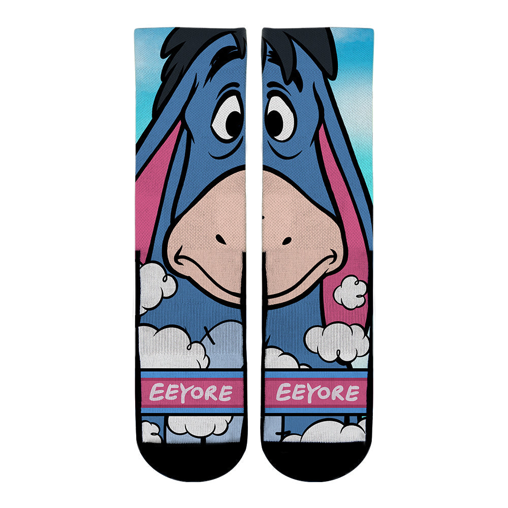 Winnie the Pooh Eeyore - Split Face Crew Socks