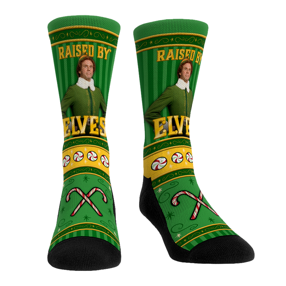 Elf - Raised By Elves Crew Socks