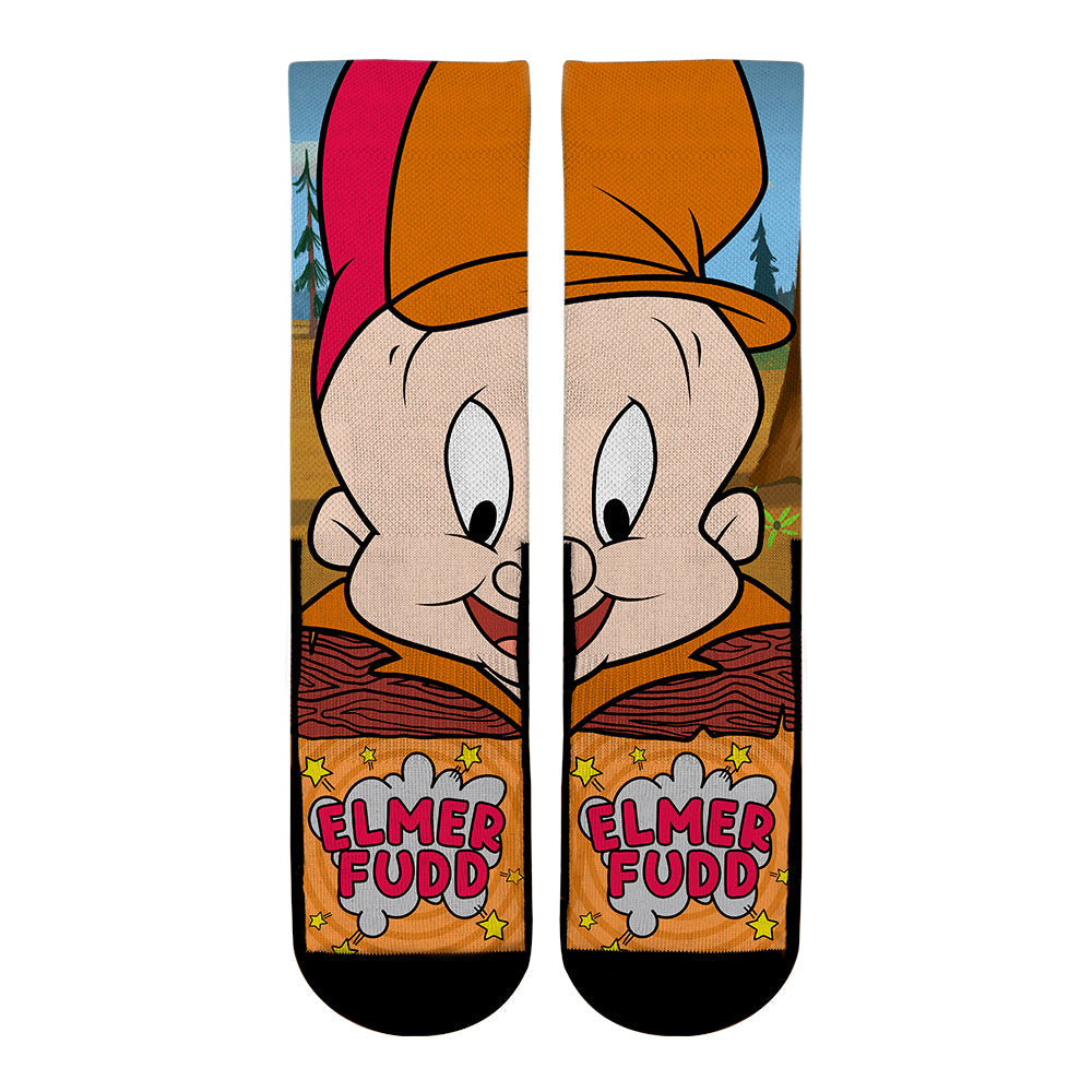 Elmer Fudd - Split Face Crew Socks