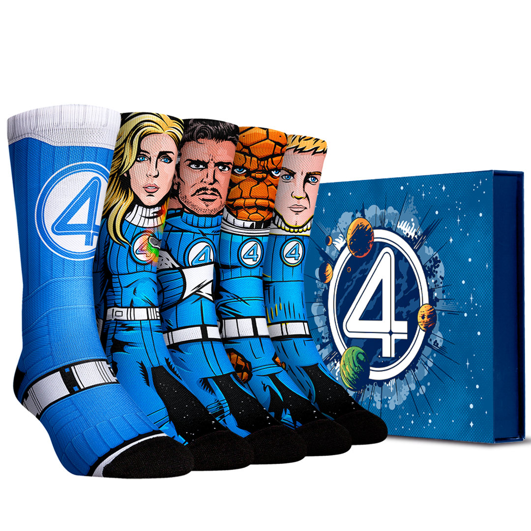 The Fantastic Four: First Steps - Box Set Crew Socks