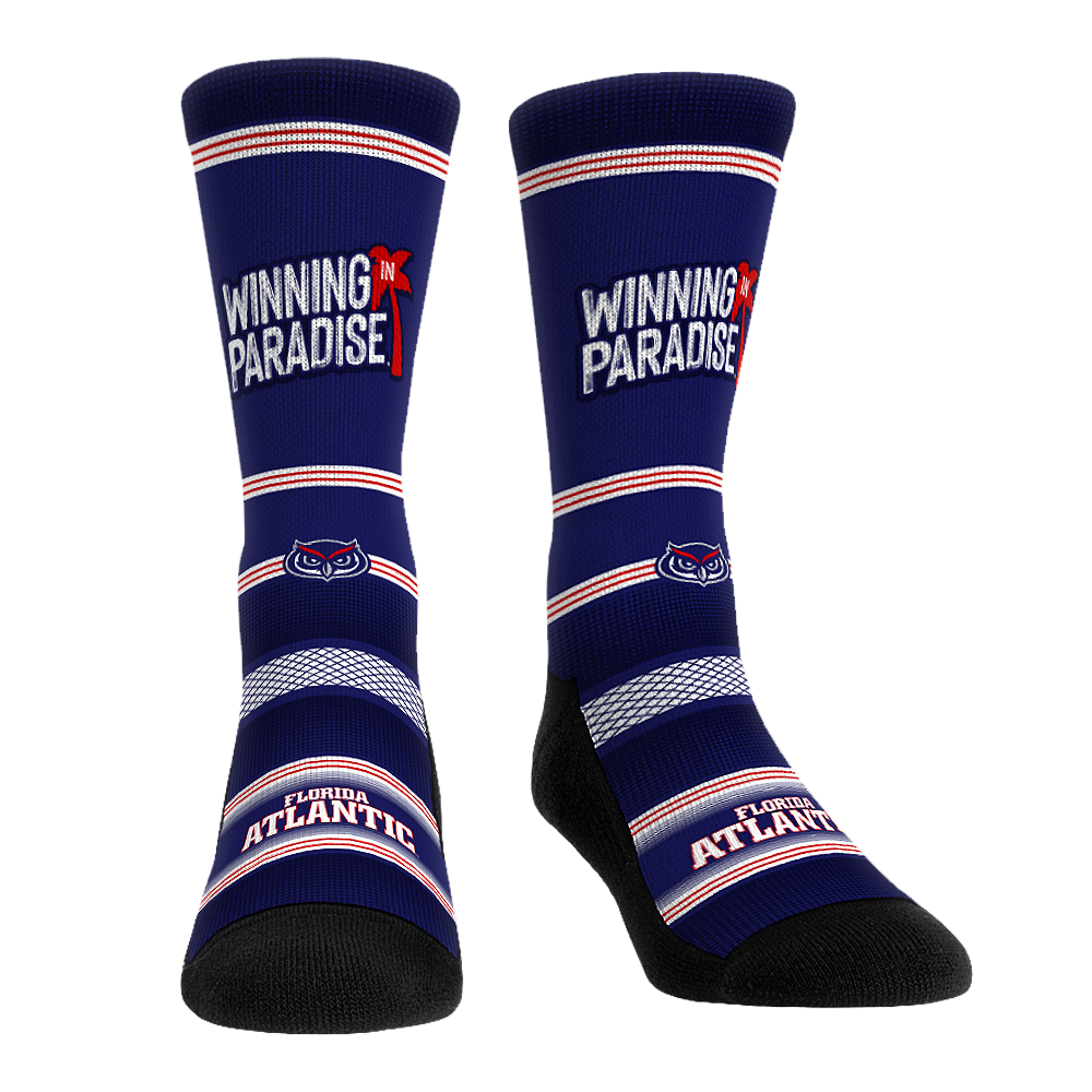 FAU Owls - Team Slogan Crew Socks
