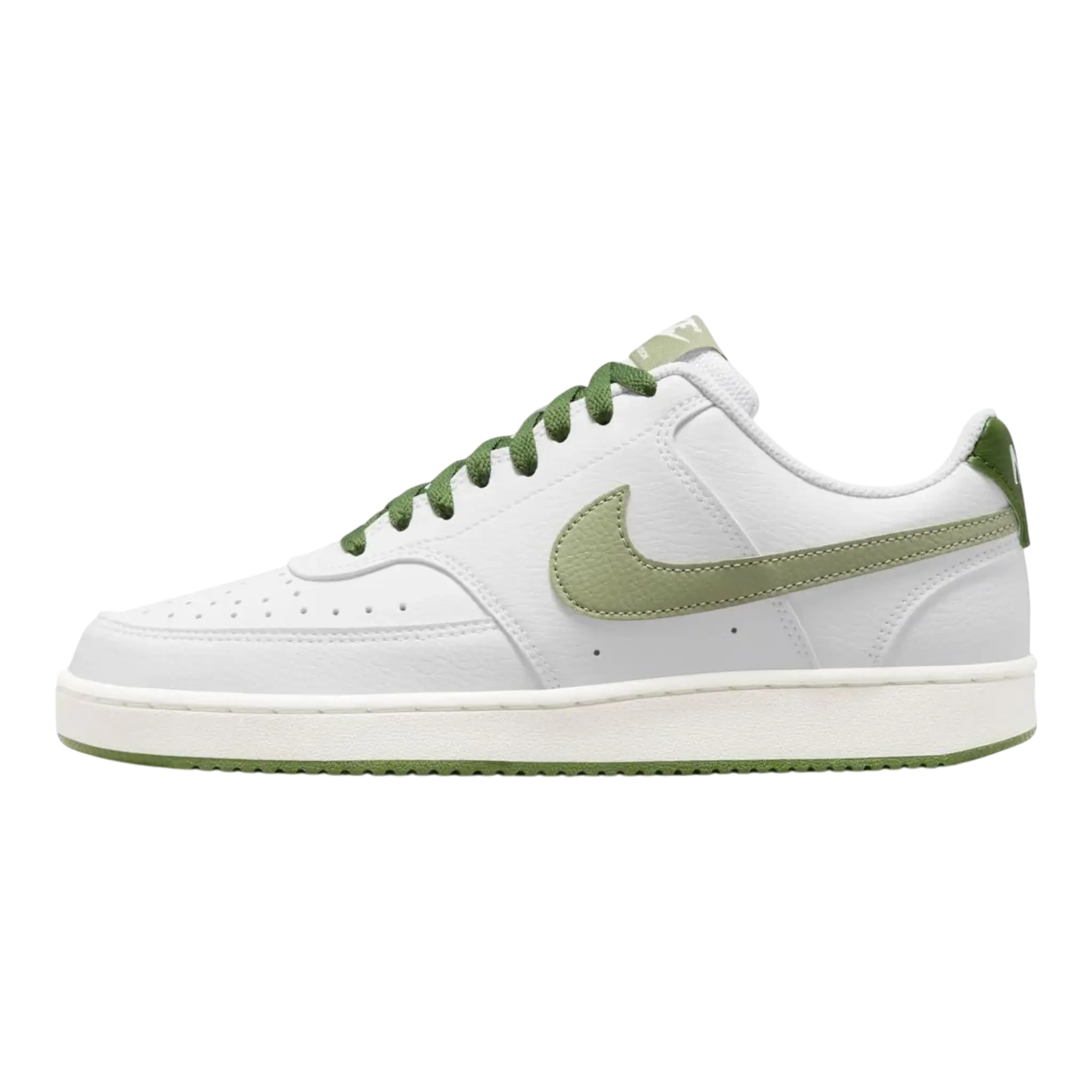 Court Vision Low Men’s Shoes White/Treeline/Sail/Oil Green