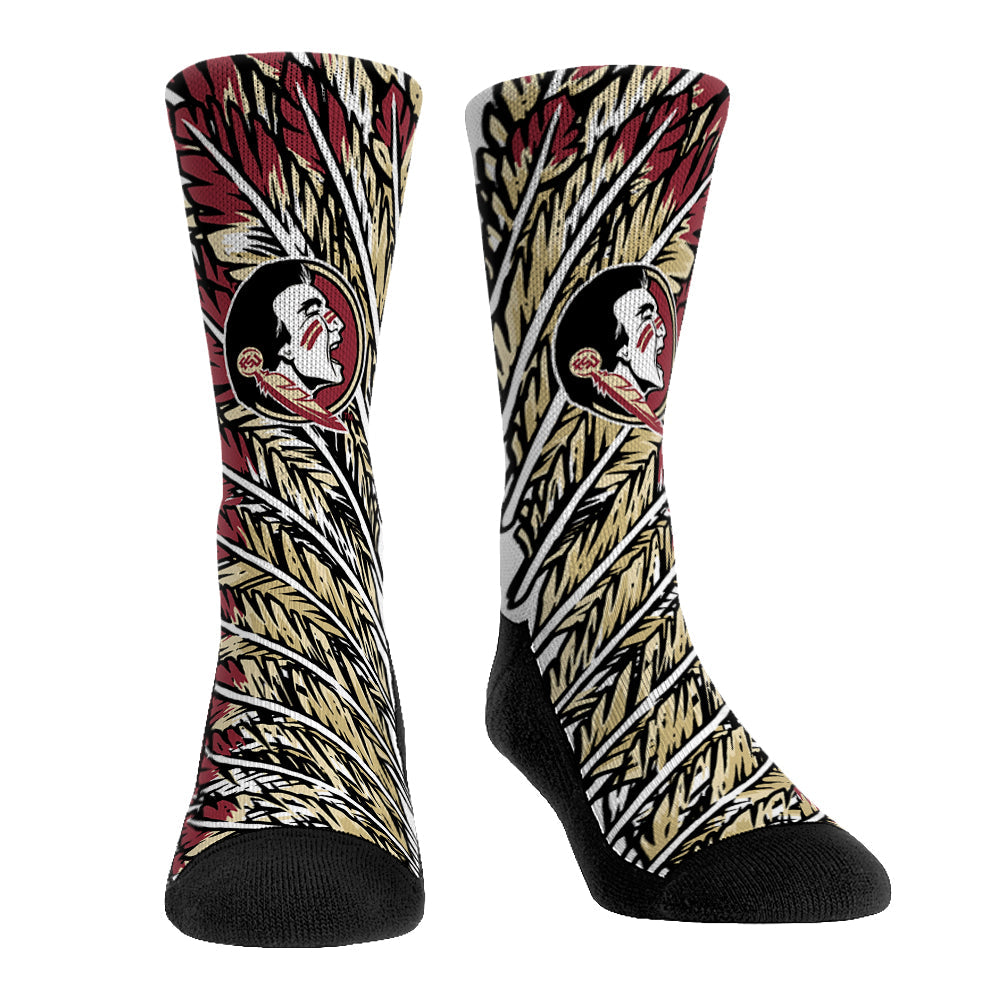 Florida State Seminoles - Feathers Crew Socks