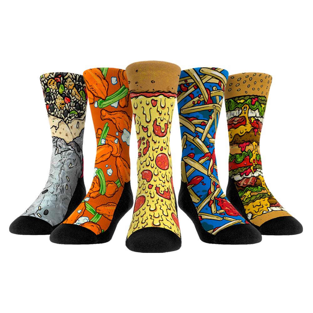 Fast Food Crew Socks 5-Pack