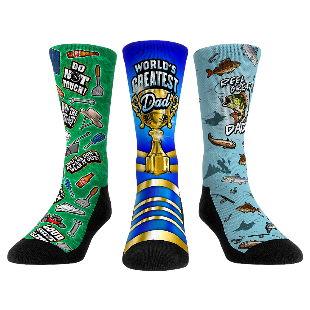 Father's Day - Dad - 3-Pack Crew Socks