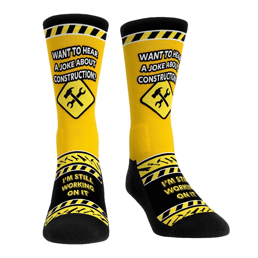 Dad Joke - Construction Crew Socks