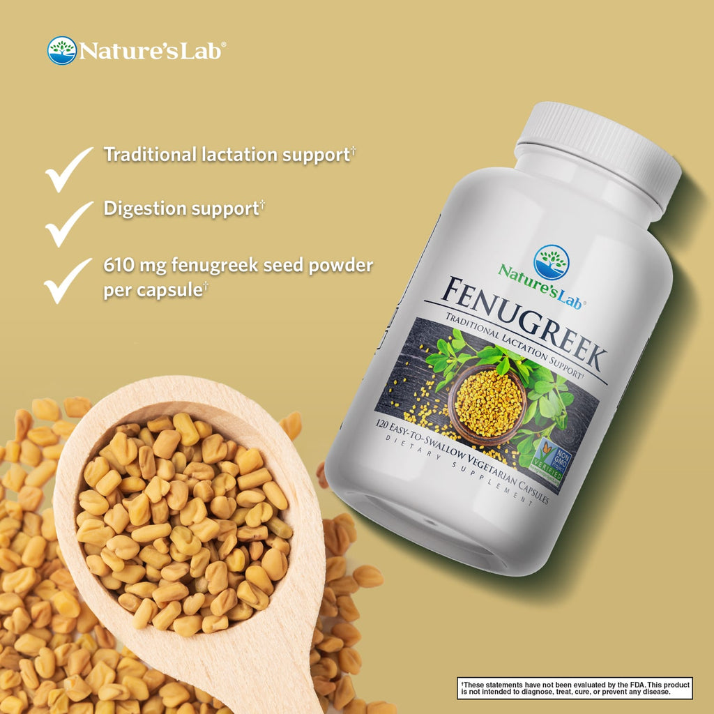Fenugreek 610 mg - 120 Capsules