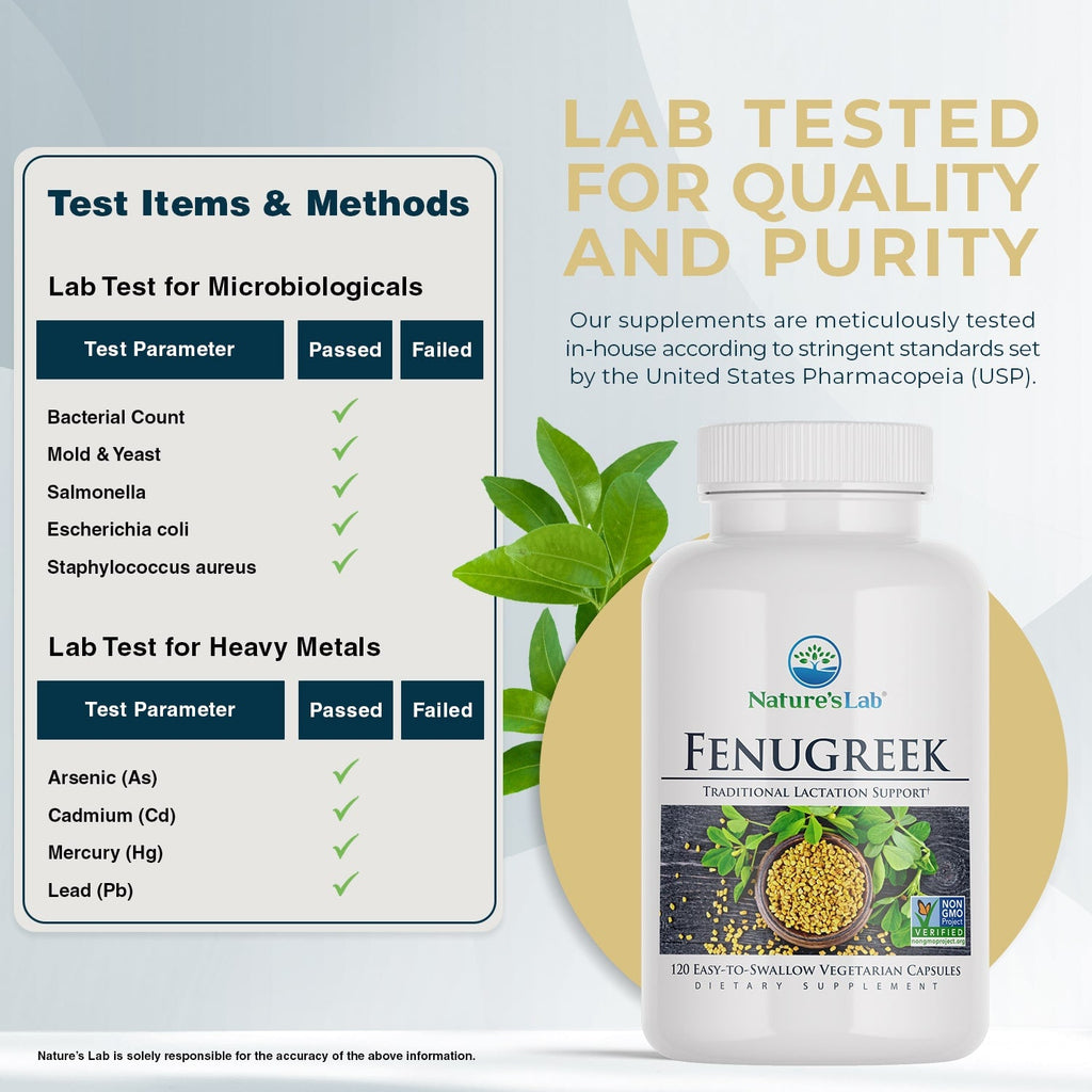 Fenugreek 610 mg - 120 Capsules