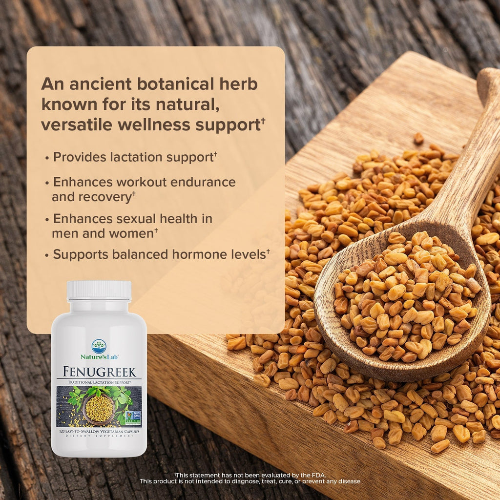Fenugreek 610 mg - 120 Capsules