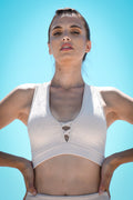 Alexis Sports Bra | Powder Pink