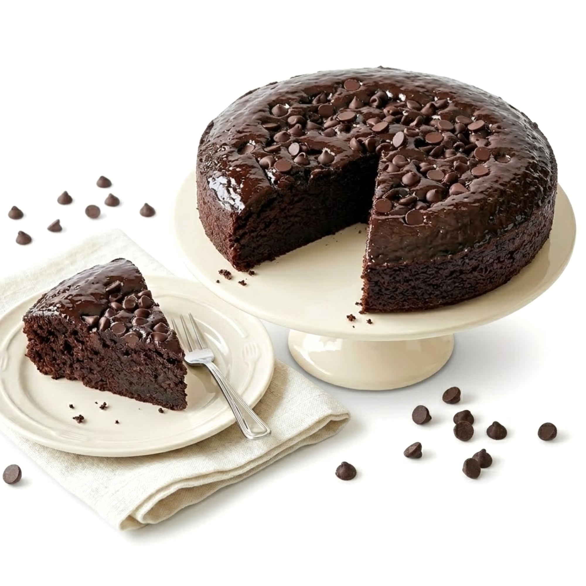 Andy Anand Sugar - Free Gluten - Free Dark Chocolate Cake, 9 - Inch, 2.9 lb – Keto & Diabetic - Friendly, Birthday & Holiday Gift